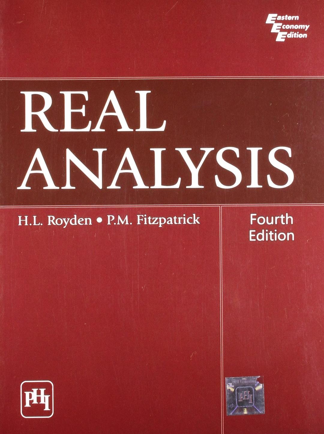 Real Analysis:Eastern Economy Edition